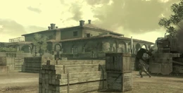 The Vista Mansion in South America, 2014, under attack by rebel forces.