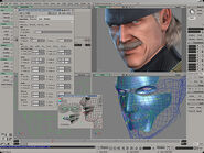 Solid Snake facial animation 3.