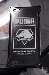 Puma iPhone cover. According to Kojima, they were a gift to Puma, and only eight exist.[80]