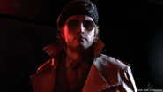 Miller with Diamond Dogs insignia on his beret.