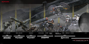 Metal Gear comparison chart.