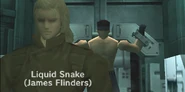 Liquid and solid.png (432 KB) Liquid (left) meets Solid Snake face to face, in Metal Gear Solid.