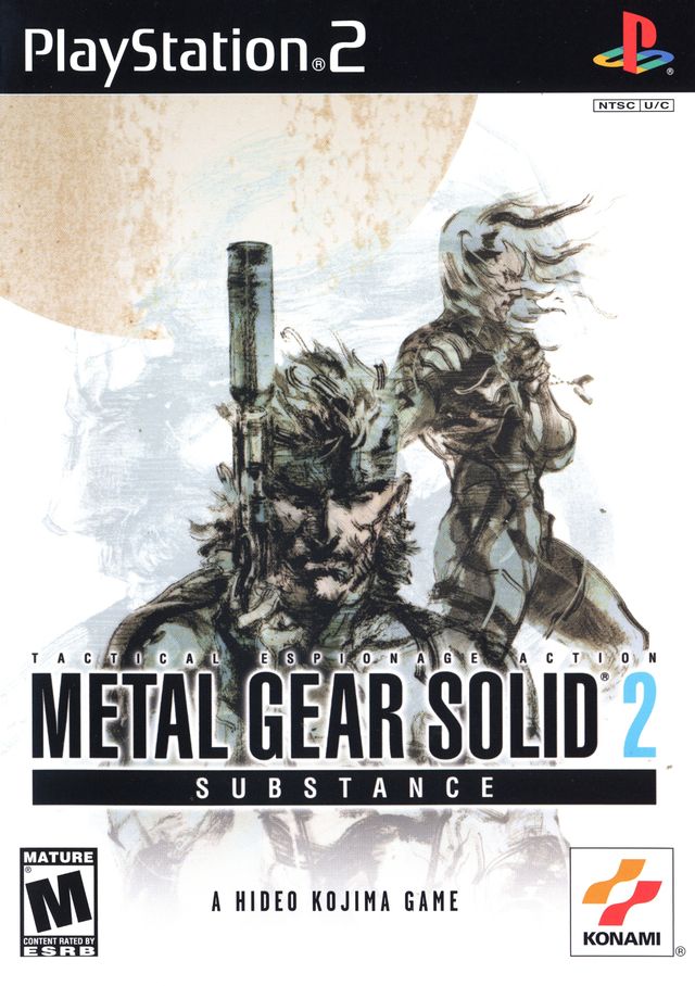 metal gear solid 2 substance ps2