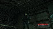 Snake, while wearing the MGS1 FaceCamo.