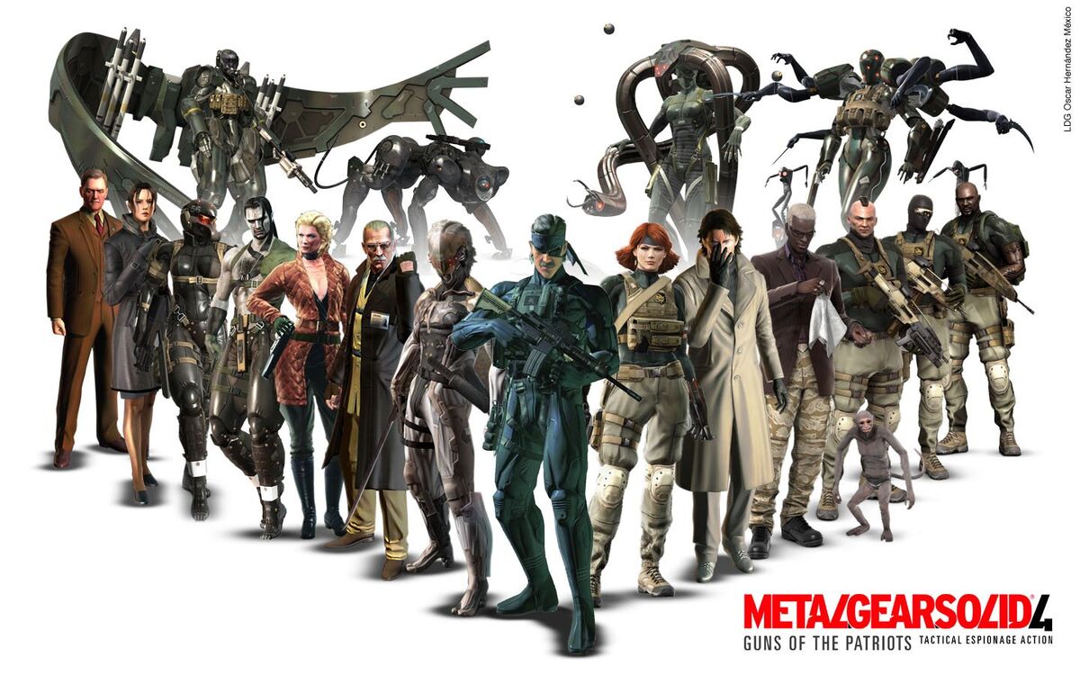 Появления персонажей в серии Metal Gear | Metalgear Wiki | Fandom