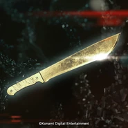 Golden Survival Machete.