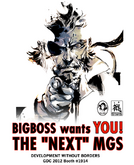 Big Boss in an Uncle Sam-style recruitment poster for Development Without Borders.