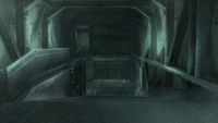 The Nuclear warhead storage building entrance (Metal Gear Solid 4)