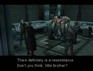 Liquid Snake, Revolver Ocelot, and Wolf all present before Solid Snake's infamous electrocution scene.