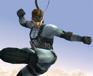 Solid Snake in Super Smash Bros. Brawl.