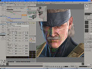 Solid Snake facial animation 2.