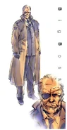 Compiled artwork for The Art of Metal Gear Solid book.