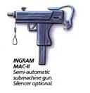 Submachine Gun image from Metal Gear (NES) advert.