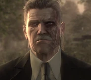 Old Snake with burned face.