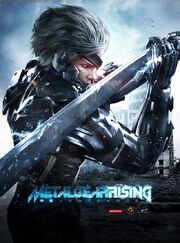 A promotional poster released alongside the trailer. Note that this was later used for the Japanese cover art for Metal Gear Rising: Revengeance.