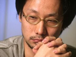 File:Hideo Kojima shows Metal Gear for PS One.jpg - Wikipedia