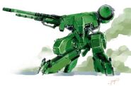 Metal Gear REX Artwork.