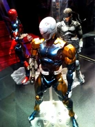 Gray Fox (normal and bonus colors) Play Arts Kai figures.