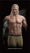 Promotional render of Liquid Ocelot based on his appearance during his final battle in Metal Gear Solid 4.