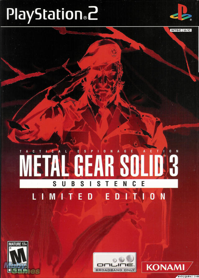 Nintendo Switch L GEAR SOLID 3 SUBSISTENCE Metal Gear Solid 3: Snake Eater Nintendo Switch Lite