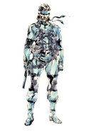 Solid Snake artwork from Metal Gear Solid 2.