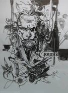 An early conceptual sketch for Metal Gear Solid: Rising.