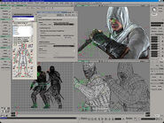 Assassin Solid Snake animated via GATOR 3D animation software.