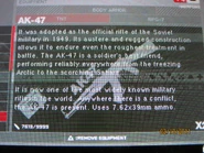 The AK-47 in Portable Ops (w/ description).