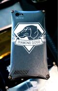 Diamond Dogs iPhone case currently in use by Hideo Kojima.