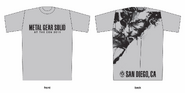 Comic Con T-shirts bearing Yoji Shinkawa's artwork.