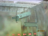 Surveillance camera facing west.