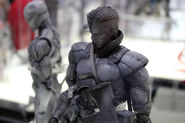 Solid Snake Play Arts Kai concept figure details