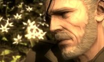 Big Boss seconds before succumbing to the effects of FOXDIE.