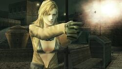 EVA can be recruited as a unique character in Portable Ops.