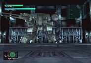 Snake fights against REX in Metal Gear Solid.