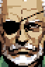 Revised portrait of Big Boss for the 2004 re-release.