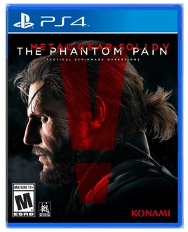 MGSV The Phantom Pain Boxart PS4