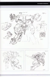 REX Concept from the MGS Art Book 2