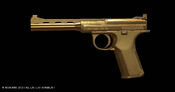 Gold Wu Silent Pistol.