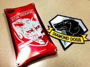 Diamond Dogs logo as tweeted by Hideo Kojima.