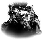 Promotional artwork of Solid Snake.