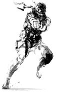 Solid Snake artwork from Metal Gear Solid 2.