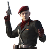 Major Ocelot as he appears in the pachislot adaptation of Metal Gear Solid 3.