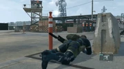 Big Boss using the Crawl ability in .