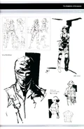 Meryl concept art from The Art of Metal Gear Solid.