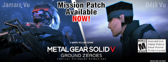 Ground Zeroes patch release advertisement on the official Metal Gear Solid Facebook page.