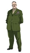 Rodzinski character art from Metal Gear Acid 2