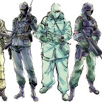 Enemy Soldiers Metal Gear Wiki Fandom Mix & match this shirt with other items to create an avatar that is unique to you! enemy soldiers metal gear wiki fandom