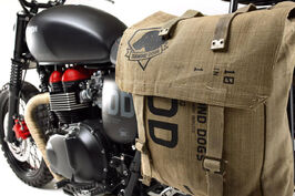 Venom Triumph Bonneville Diamond Dogs satchel carrier.