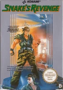 European NES box art. Snake's guns were removed in the box art.